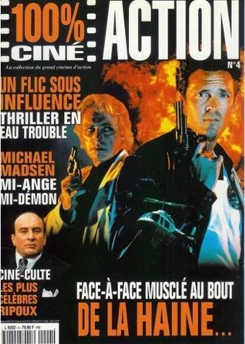 100% CINE ACTION magazine side cover Issue 4  