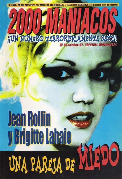 2000 MANIACOS magazine side cover Issue 19 October 1997