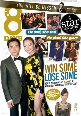 8 DAYS magazine side cover 2 May 2013