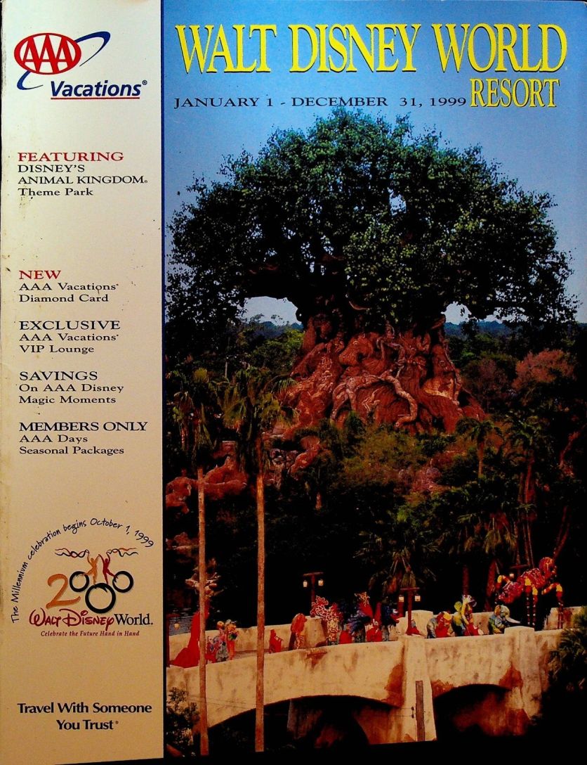 AAA VACATIONS magazine side cover   1999