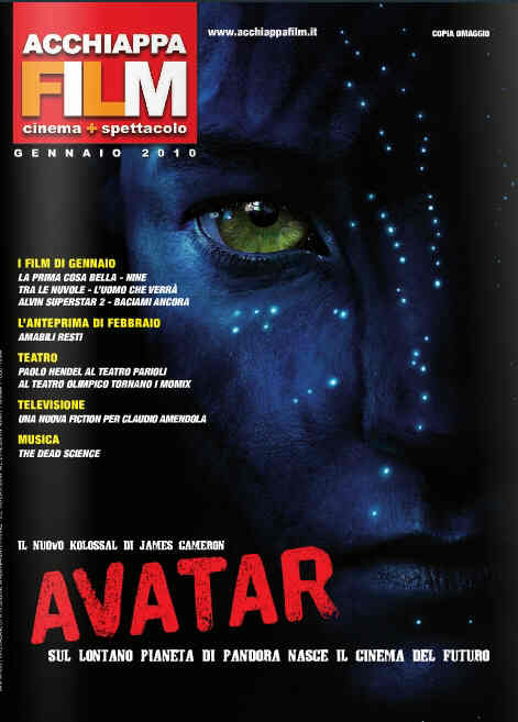 ACCHIAPPA FILM magazine side cover January 2010