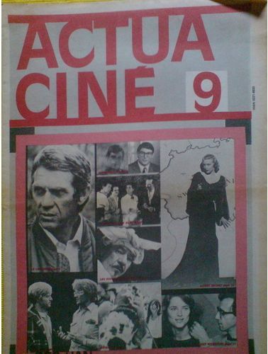 ACTUA CINE magazine side cover Issue 9  1981