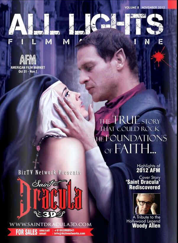 ALL LIGHTS magazine side cover  November 2012