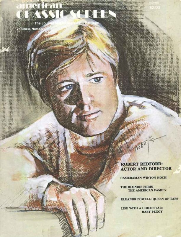 AMERICAN CLASSIC SCREEN magazine side cover Issue 31 Vol 6 #1 January/February 1982