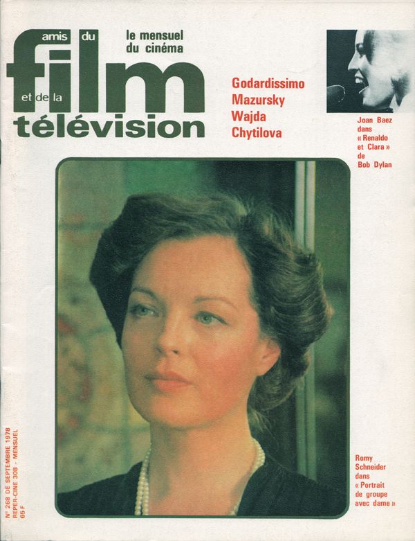 AMIS DU FILM magazine side cover Issue 268 September 1978
