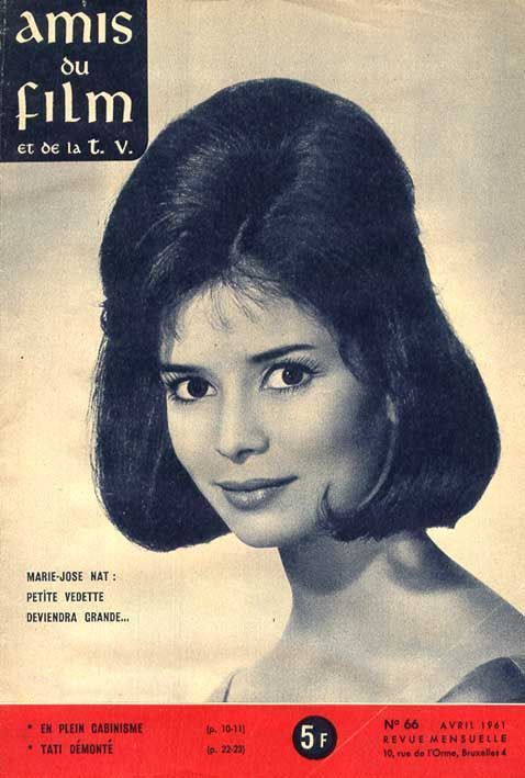 AMIS DU FILM magazine side cover Issue 66 April 1961