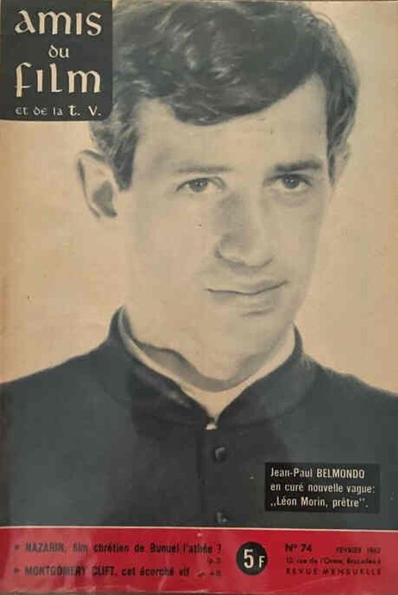 AMIS DU FILM magazine side cover Issue 74 February 1962