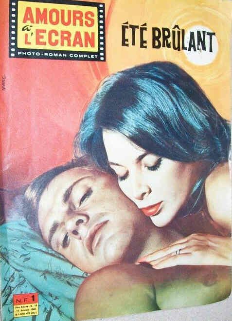 AMOURS A LECRAN magazine side cover Issue 18 10 October 1962
