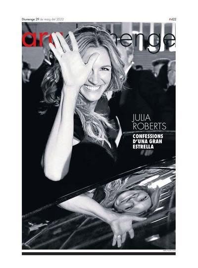 ARA DIUMENGE magazine side cover 29 May 2022