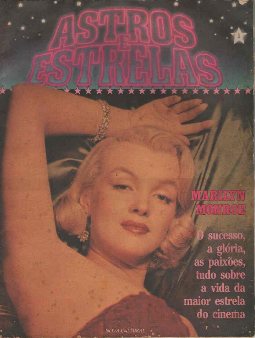 ASTROS E ESTRELAS magazine side cover Issue 1  1985