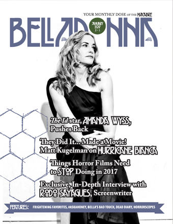 BELLADONNA magazine side cover January 2017