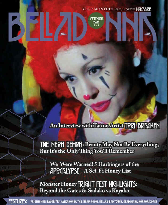 BELLADONNA magazine side cover Issue 4 September 2016