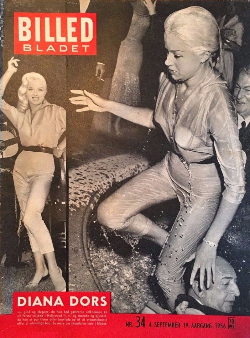 BILLED BLADET magazine side cover Issue 34 4 September 1956
