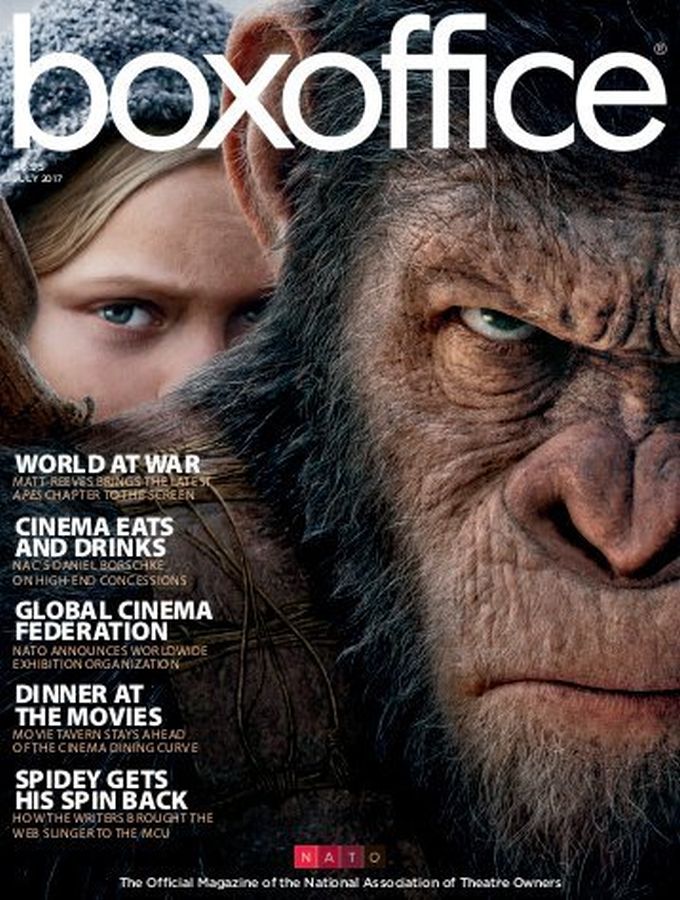 BOXOFFICE magazine side cover  July 2017