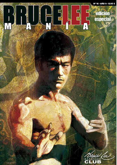 BRUCE LEE MANIA magazine side cover Issue 16  2016