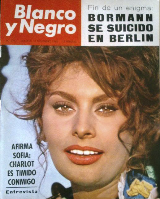 BLANCO Y NEGRO magazine side cover Issue 2797   1965
