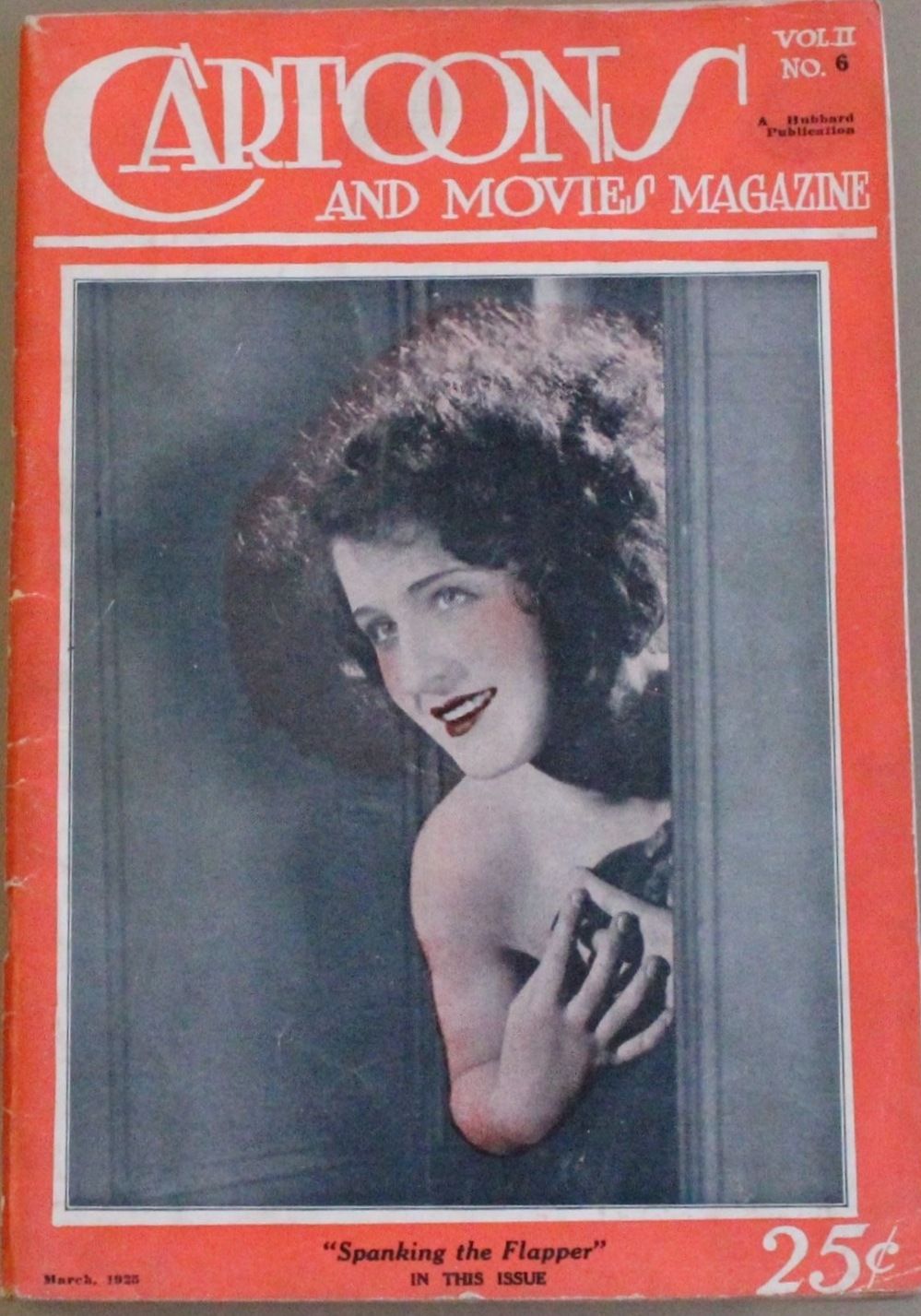 CARTOONS AND MOVIES magazine side cover  Vol 2 No 6 March 1925