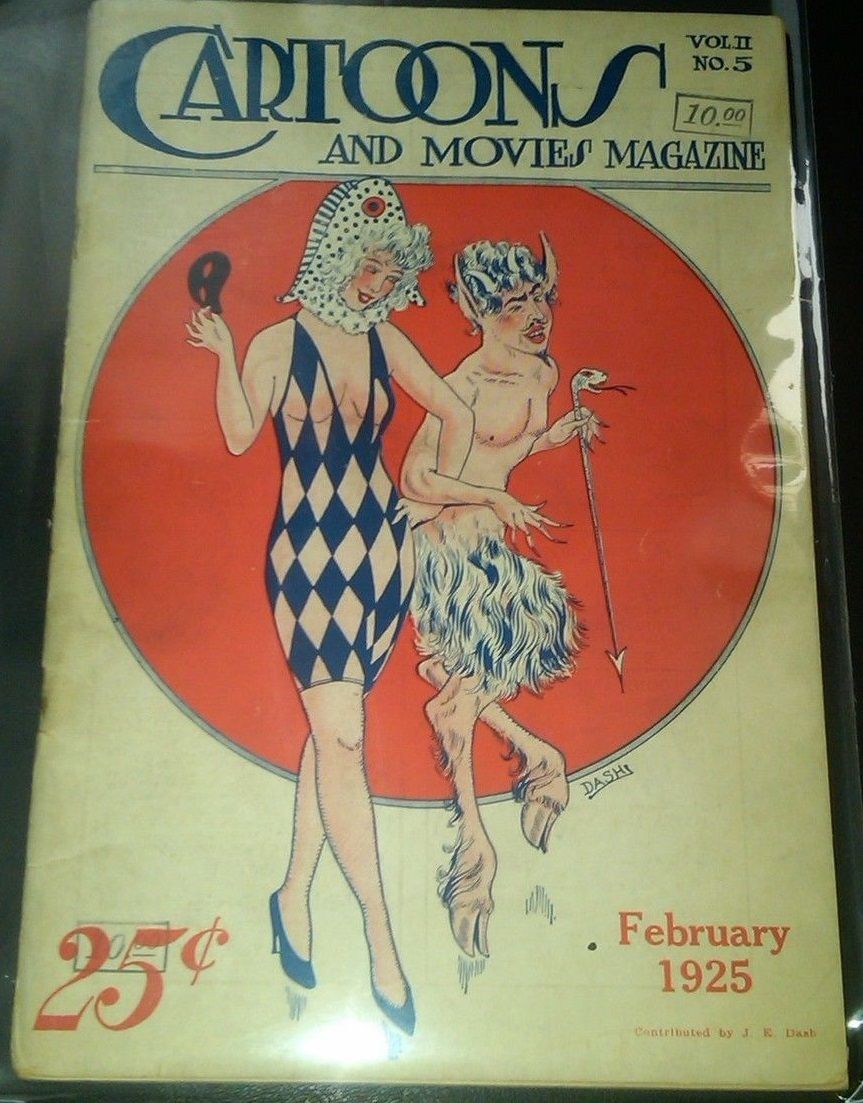 CARTOONS AND MOVIES magazine side cover  Vol 2 # 5 February 1925