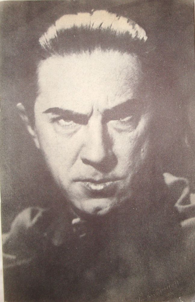 CASTLE DRACULA magazine side cover Issue 1  1978