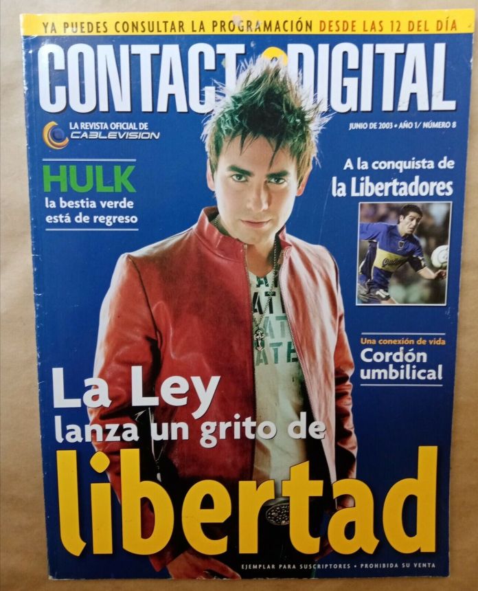 CONTACTO DIGITAL magazine cover Issue 8  June 2003