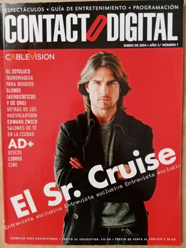CONTACTO DIGITAL magazine cover  January 2004