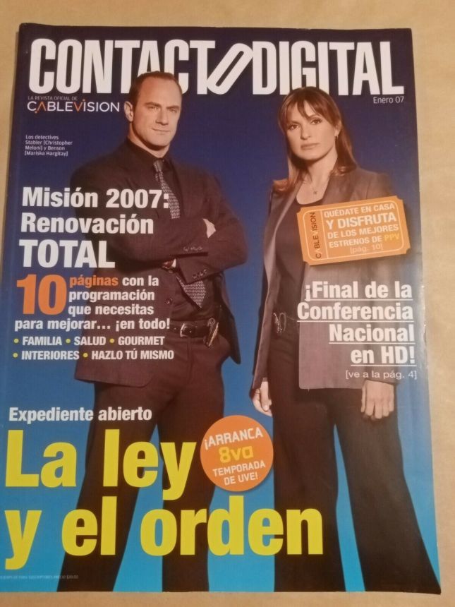 CONTACTO DIGITAL magazine cover  January 2007