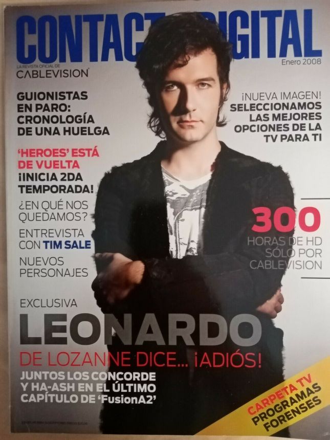 CONTACTO DIGITAL magazine cover  January 2008