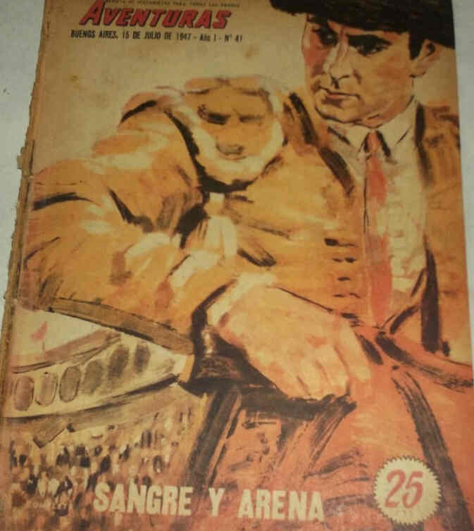 CINE AVENTURAS magazine side cover Issue 41 15 July 1947