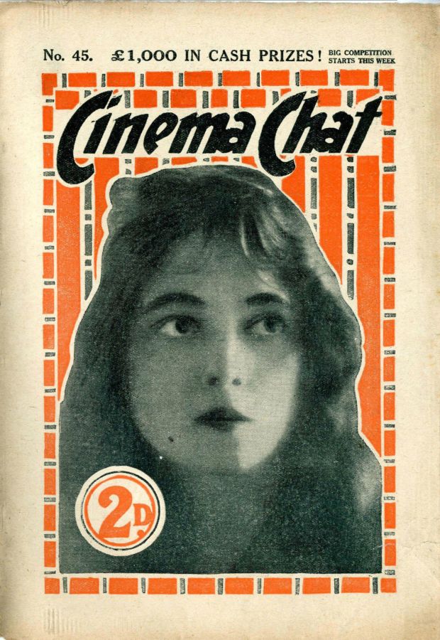 CINEMA CHAT magazine side cover Issue 45 30 March 1920