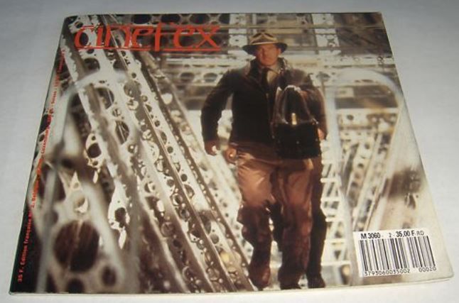CINEFEX (FR) magazine side cover Issue 2 December 1989
