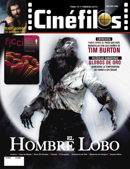 CINEFILOS magazine cover Issue 15 February 2010