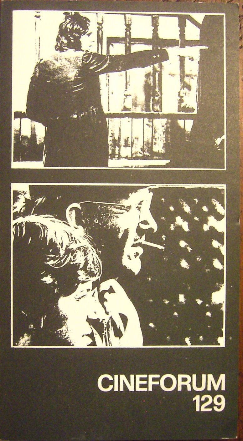 CINEFORUM magazine cover Issue 129  1974