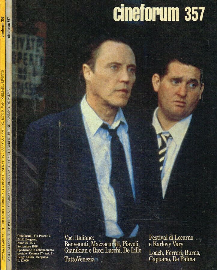 CINEFORUM magazine cover Issue 357  1996