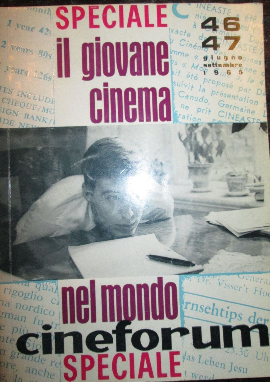 CINEFORUM magazine cover Issue 46/47 June/July 1965