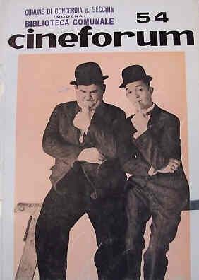 CINEFORUM magazine cover Issue 54 April 1966