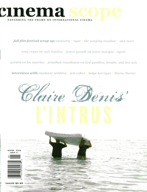 CINEMA SCOPE magazine side cover Issue 21 December 2004