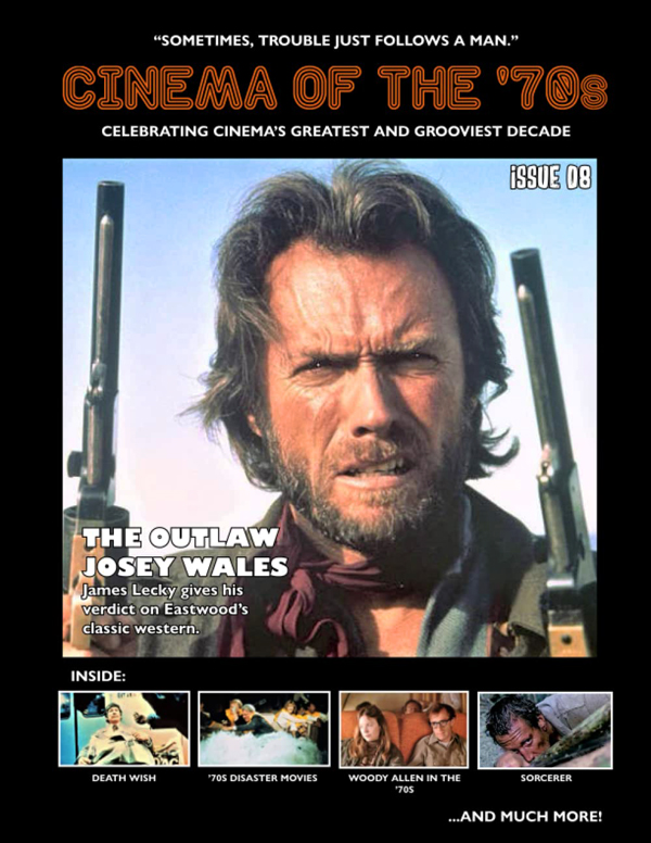 CINEMA OF THE SEVENTIES magazine side cover Issue 8  February 2023