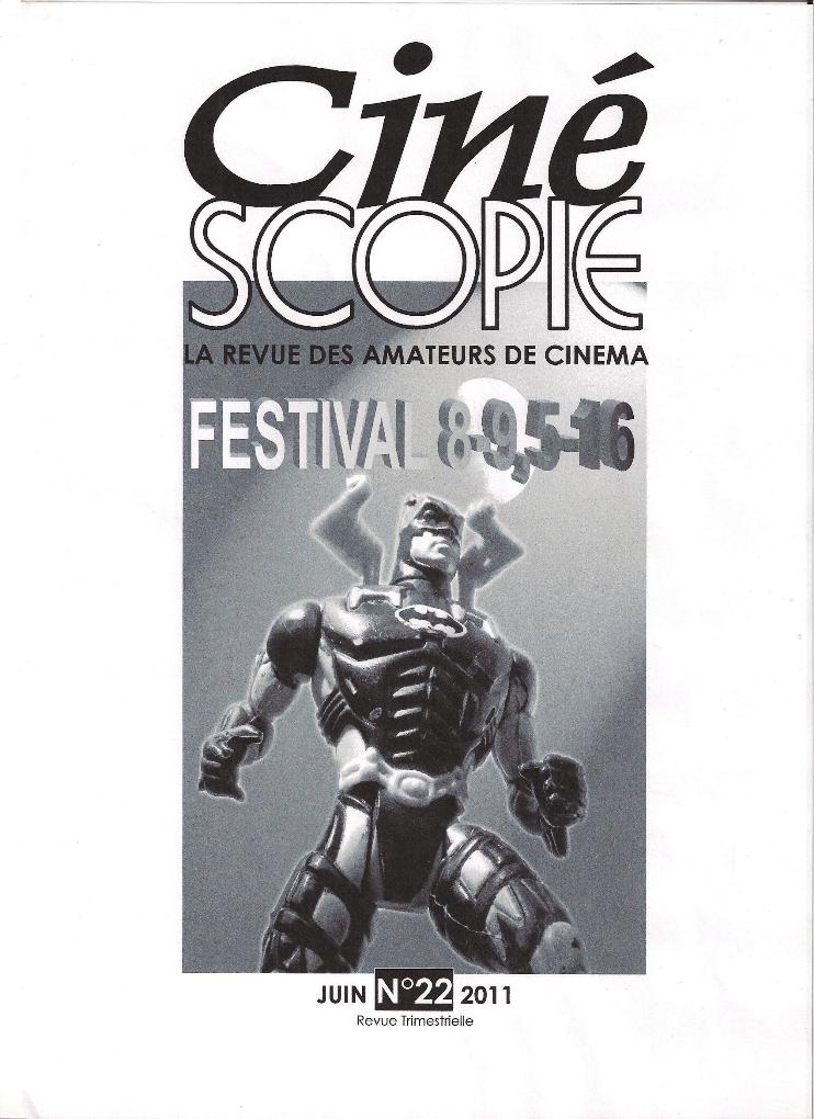 CINESCOPIE magazine side cover Issue 22 June/July/August 2011