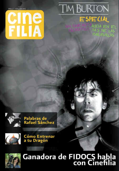 CINE FILIA magazine cover Issue 6 June/July 2010