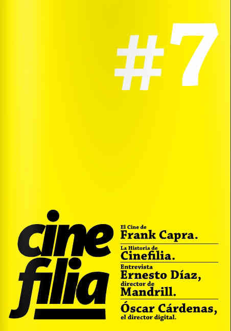 CINE FILIA magazine cover Issue 7 September/October 2010