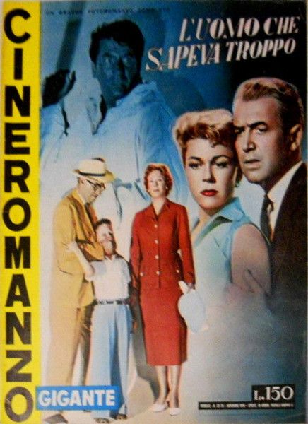 CINEROMANZO GIGANTE magazine side cover Issue 23/24  1956