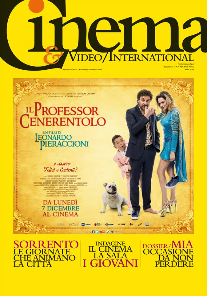 CINEMA AND VIDEO INTERNATIONAL magazine side cover November/December 2015