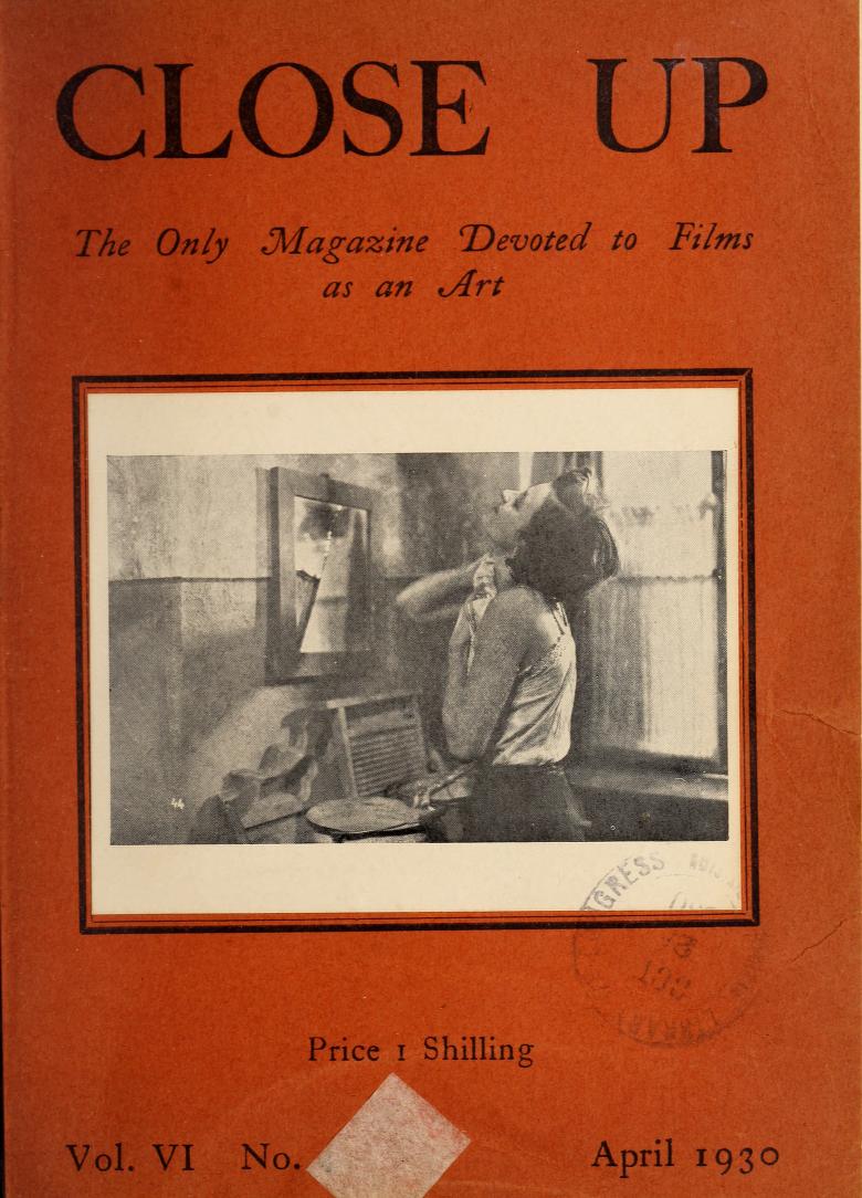 CLOSE UP magazine side cover Issue 34 Vol 6 # 4 April 1930