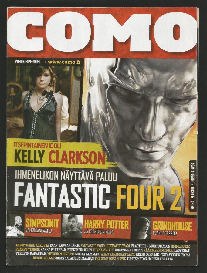 COMO magazine cover  July 2007