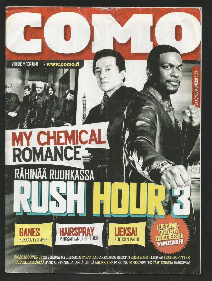 COMO magazine cover  September 2007