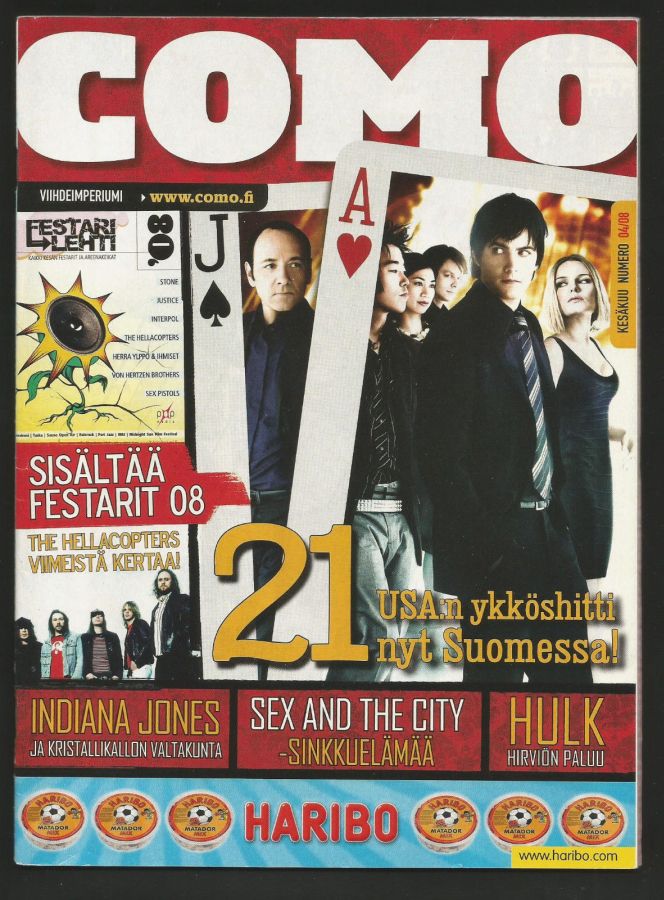 COMO magazine cover  April 2008