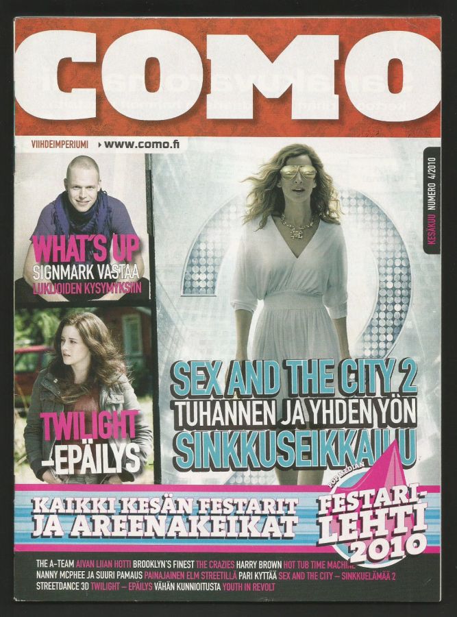 COMO magazine cover  April 2010