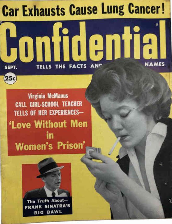 CONFIDENTIAL magazine side cover September 1959