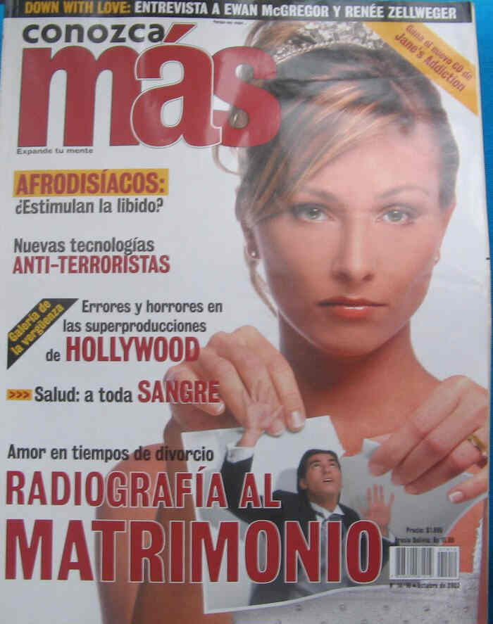 CONOZCA MAS magazine cover October 2003