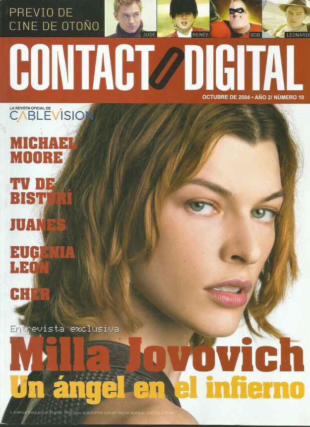 CONTACTO DIGITAL magazine cover  October 2004